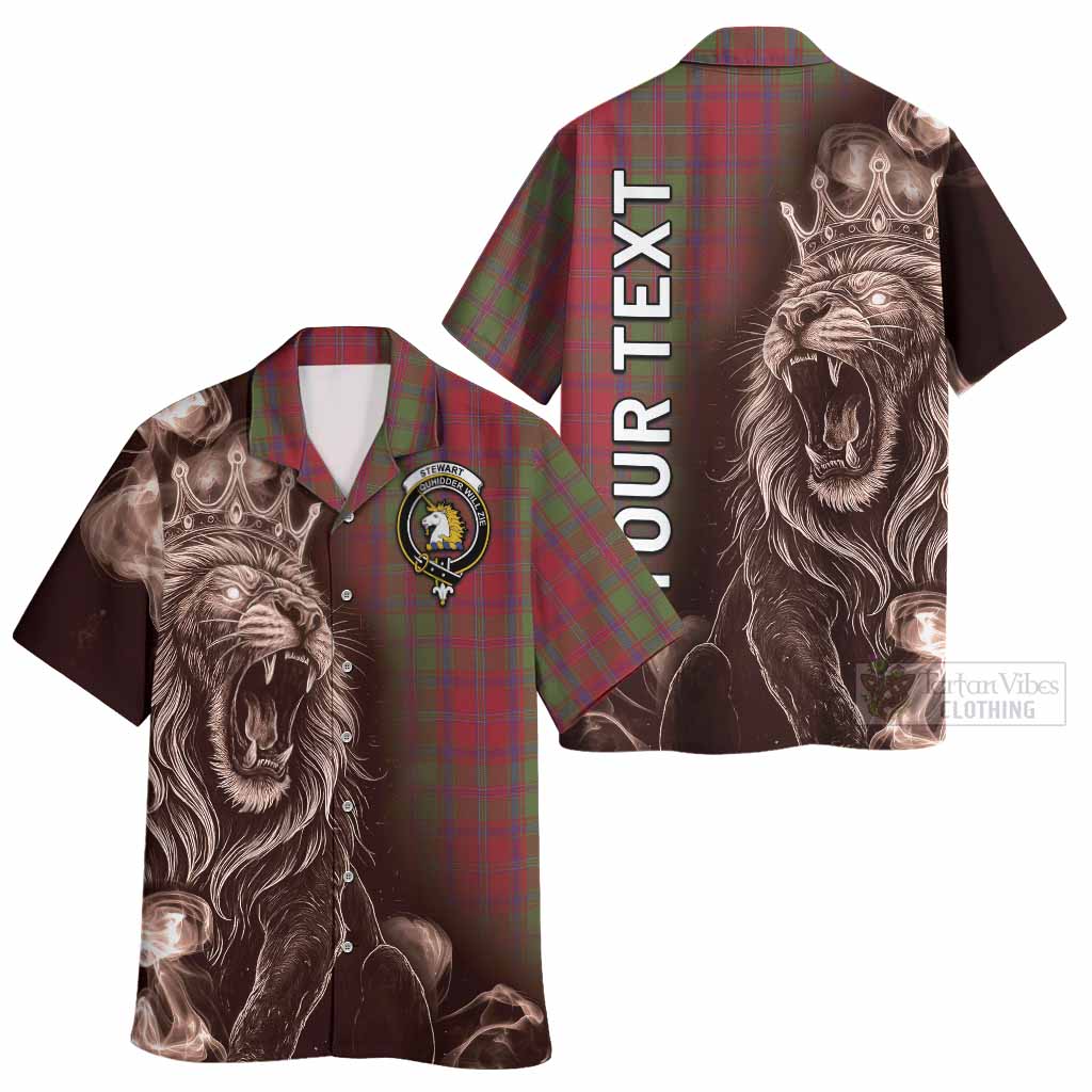 Stewart (Stuart) of Appin Tartan Hawaiian Shirt Roaring Lion Heritage