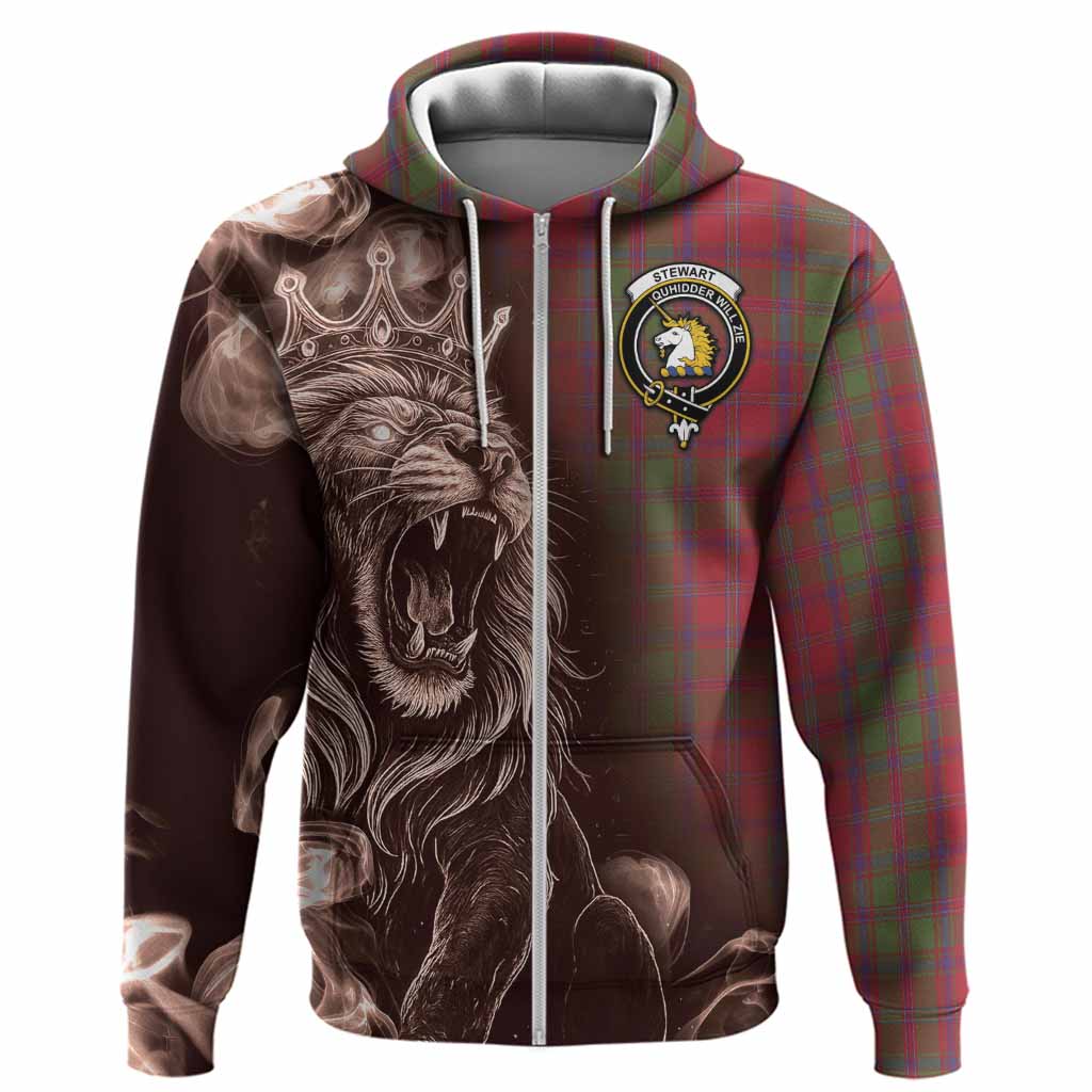Stewart (Stuart) of Appin Tartan Hoodie Roaring Lion Heritage