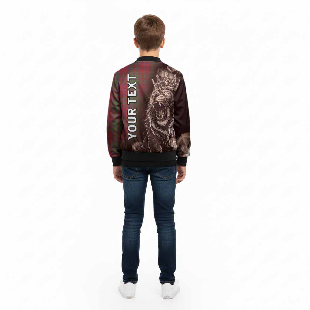 Stewart (Stuart) of Appin Tartan Kid Bomber Jacket Roaring Lion Heritage