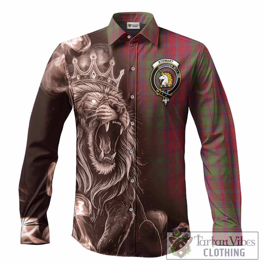 Stewart (Stuart) of Appin Tartan Long Sleeve Button Shirts Roaring Lion Heritage