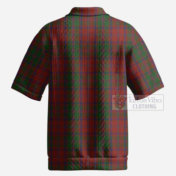 Stewart (Stuart) of Appin Tartan Men’s Polo Sweater Top with Family Crest