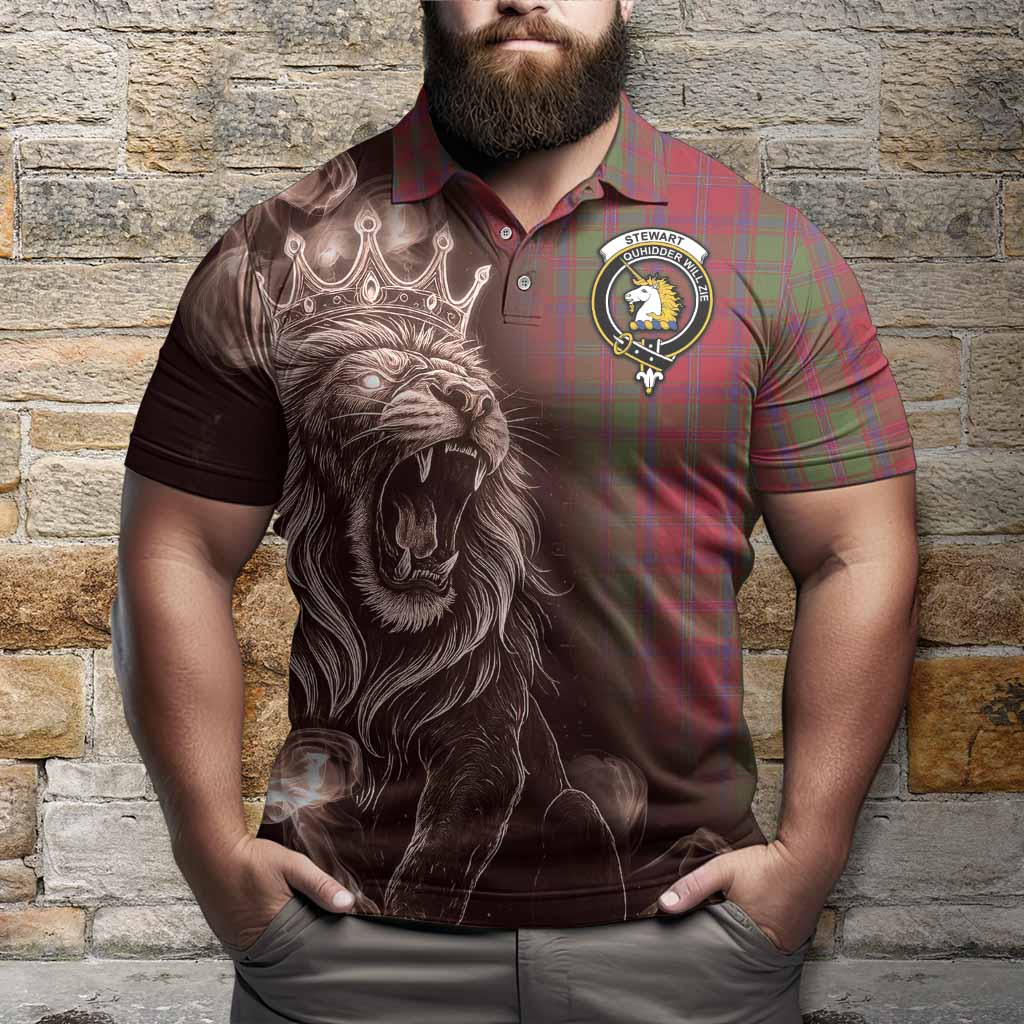 Stewart (Stuart) of Appin Tartan Polo Shirt Roaring Lion Heritage