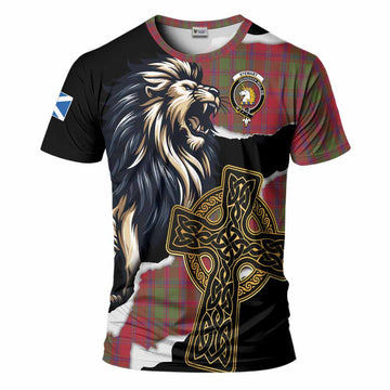 Stewart (Stuart) of Appin Tartan Scottish T-Shirt Lion Celtic Heritage