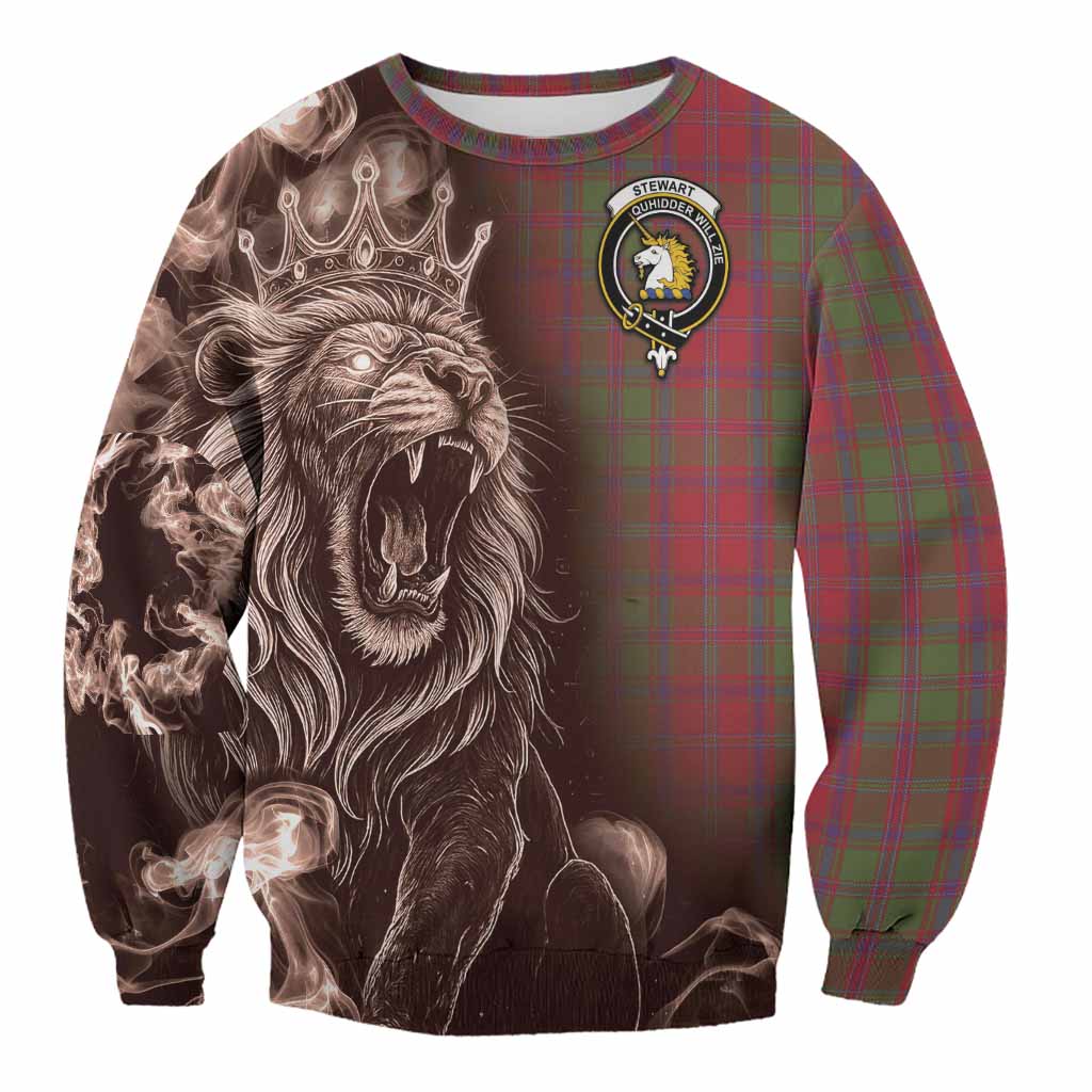 Stewart (Stuart) of Appin Tartan Sweatshirt Roaring Lion Heritage