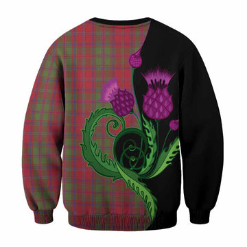 Stewart (Stuart) of Appin Tartan Sweatshirt Traditional Scottish Thistle