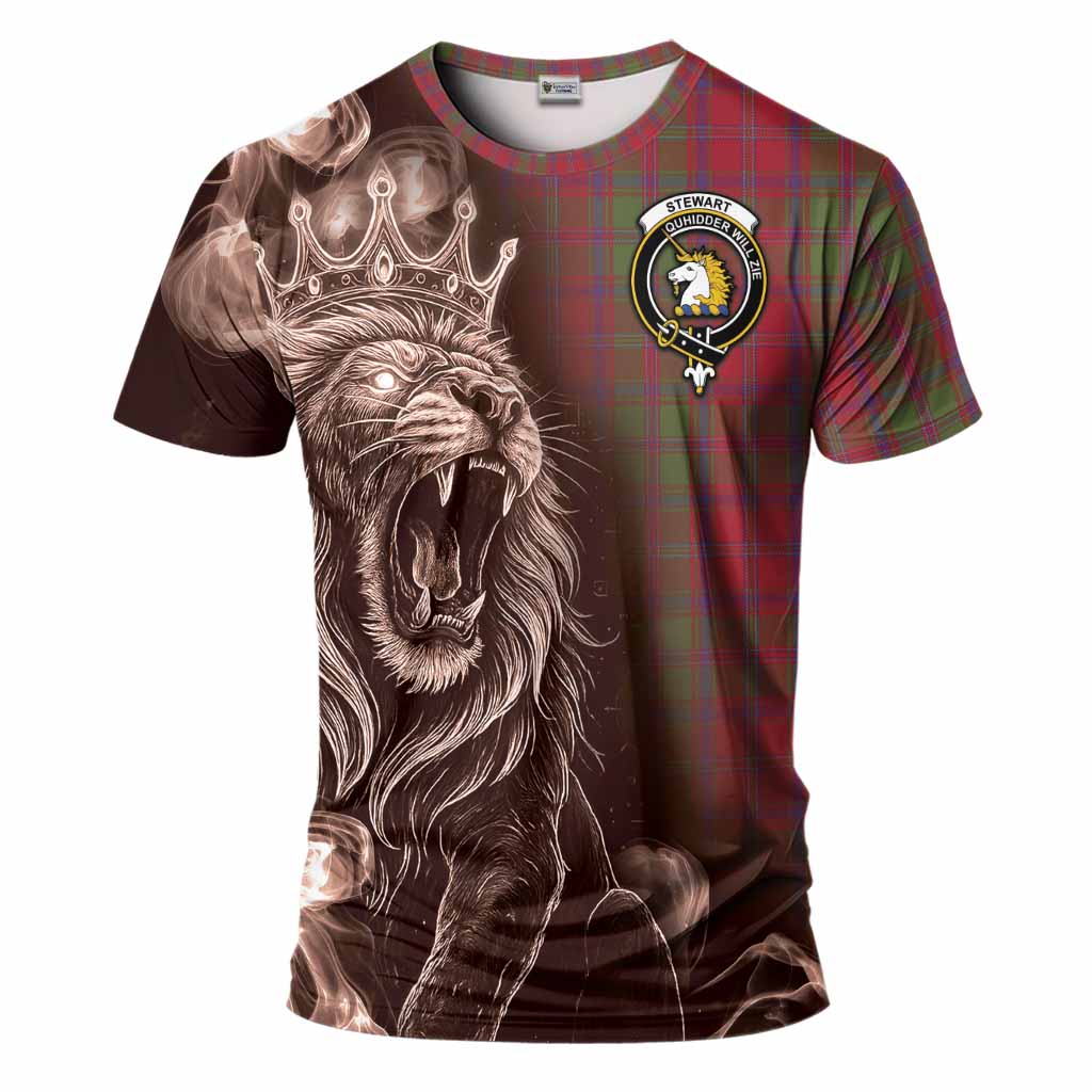 Stewart (Stuart) of Appin Tartan T-Shirt Roaring Lion Heritage