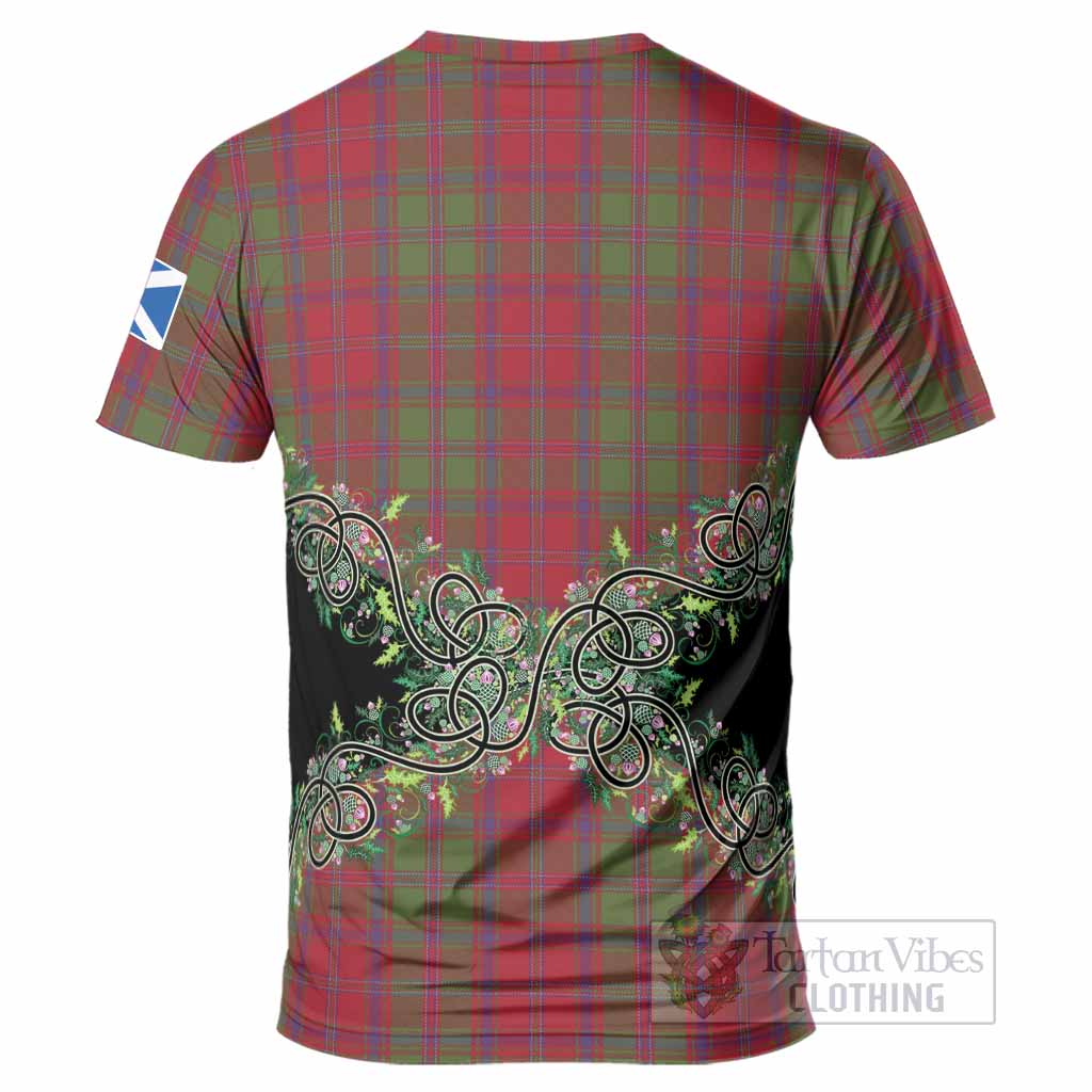 Stewart (Stuart) of Appin Tartan T-Shirt Thistle Scottish Spirit