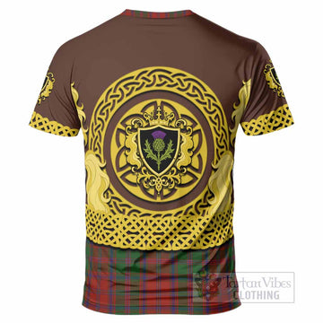 Stewart (Stuart) of Appin Tartan T-Shirt Unicorn Celtic Knot And Thistle Emblem