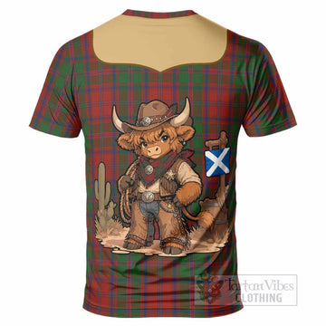 Stewart (Stuart) of Appin Tartan T-Shirt Wee Coo Cowboy Cute Style