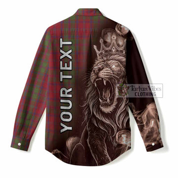 Stewart (Stuart) of Appin Tartan Women Casual Shirt Roaring Lion Heritage