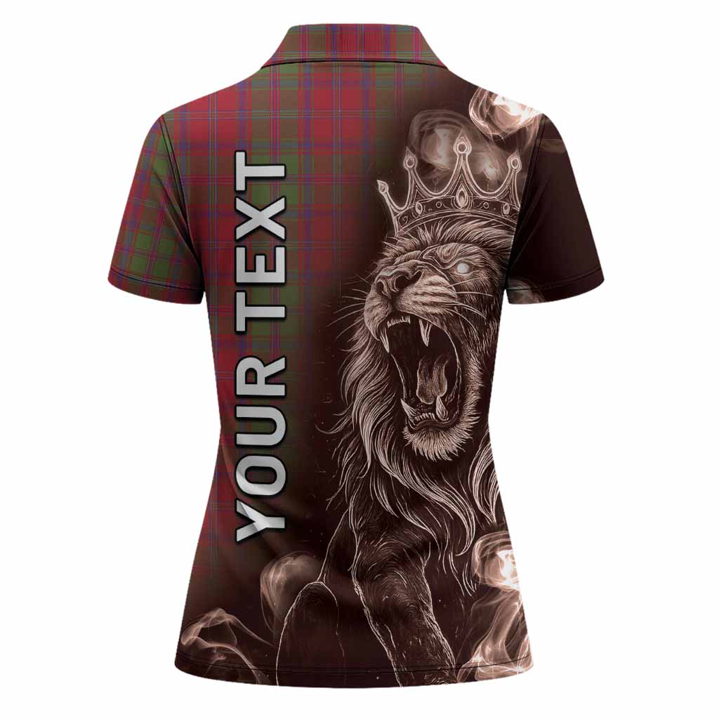 Stewart (Stuart) of Appin Tartan Women Polo Shirt Roaring Lion Heritage