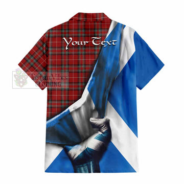 Stewart (Stuart) of Bute Tartan Hawaiian Shirt with Family Crest Scotland Patriotic Style - Tartan Vibes Clothing