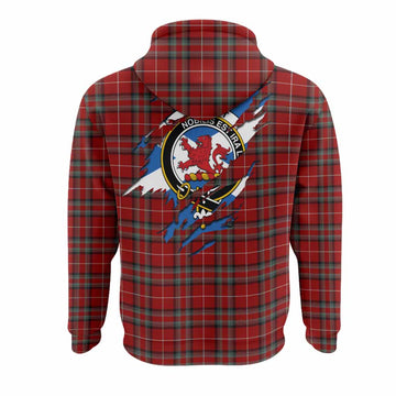 Stewart (Stuart) of Bute Clan Crest In Me Tartan Hoodie Scotland Flag Style