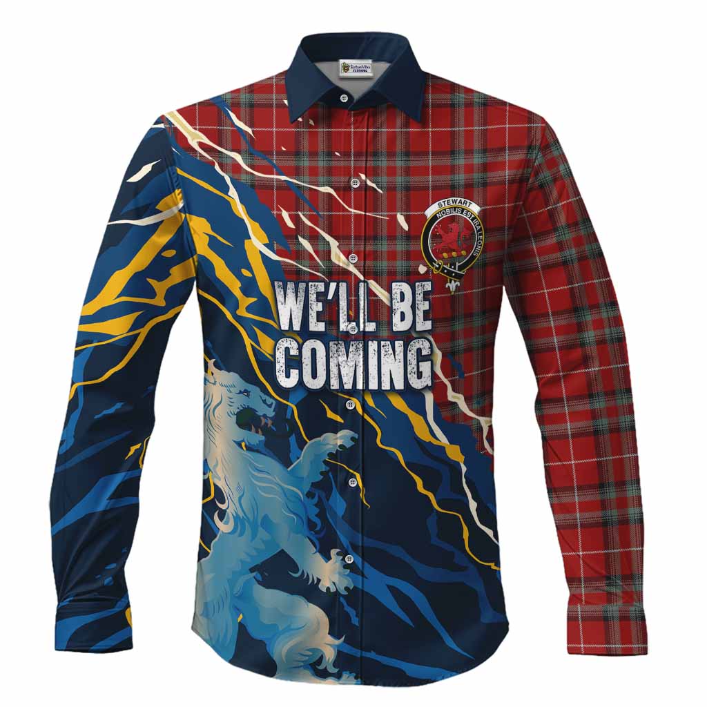 Stewart (Stuart) of Bute Scotland Tartan Long Sleeve Button Shirts WC2026 Football - We'll Be Coming