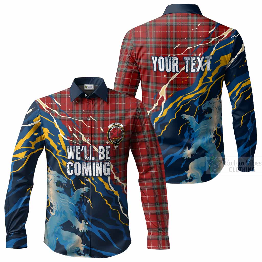 Stewart (Stuart) of Bute Scotland Tartan Long Sleeve Button Shirts WC2026 Football - We'll Be Coming