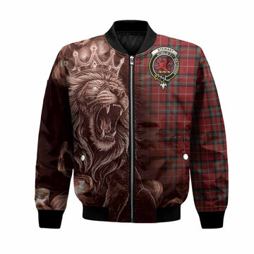 Stewart (Stuart) of Bute Tartan Bomber Jacket Roaring Lion Heritage