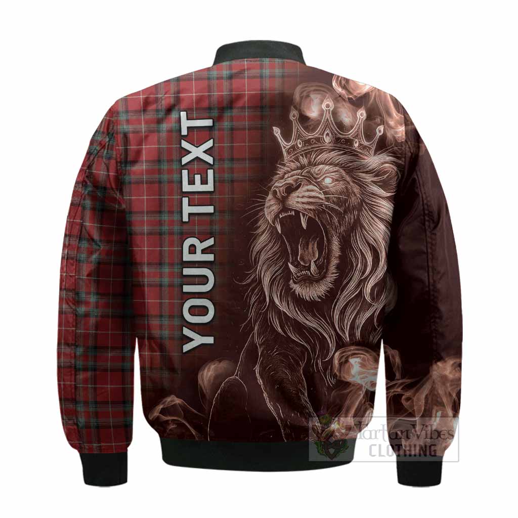 Stewart (Stuart) of Bute Tartan Bomber Jacket Roaring Lion Heritage