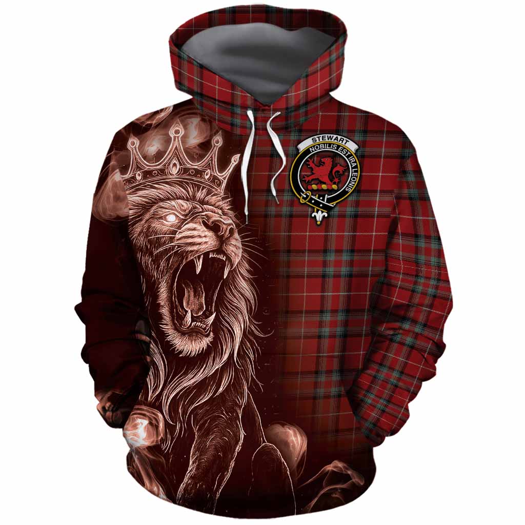 Stewart (Stuart) of Bute Tartan Cotton Hoodie Roaring Lion Heritage