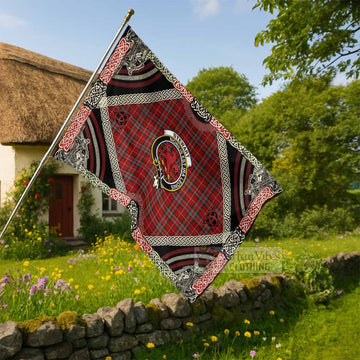 Stewart (Stuart) of Bute Tartan Crest House Flag Northern Mythology Dragon Art - Tartan Vibes Clothing