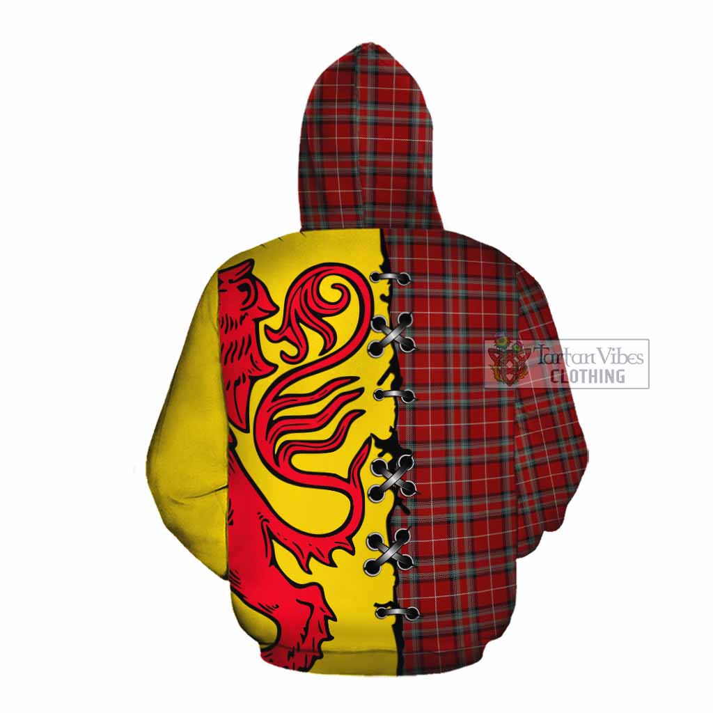 Stewart (Stuart) of Bute Tartan Family Crest Cotton Hoodie Lion Rampant Honor - Tartan Vibes Clothing