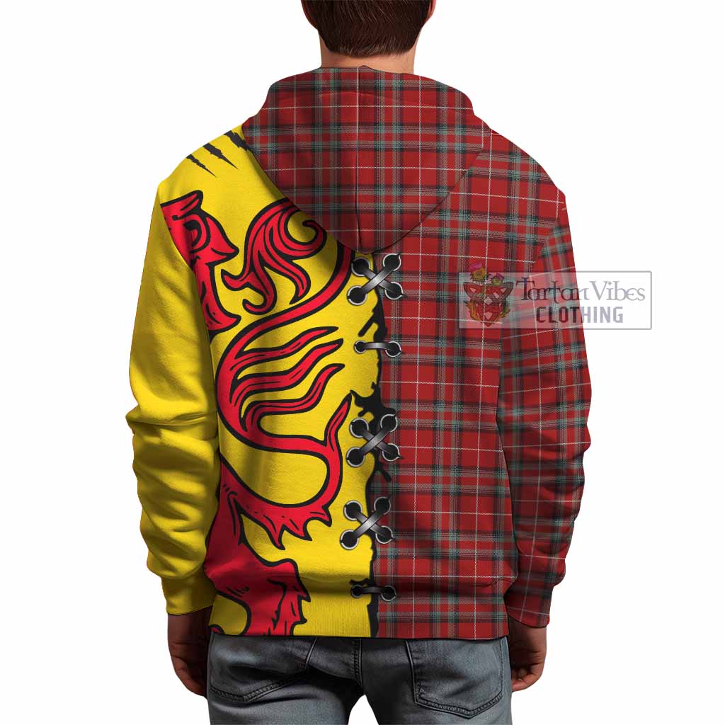 Stewart (Stuart) of Bute Tartan Family Crest Hoodie Lion Rampant Honor - Tartan Vibes Clothing