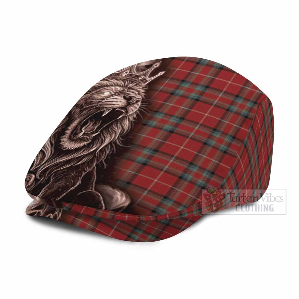 Stewart (Stuart) of Bute Tartan Flat Cap, Jeff Cap Roaring Lion Heritage
