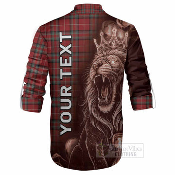 Stewart (Stuart) of Bute Tartan Ghillie Shirt Roaring Lion Heritage