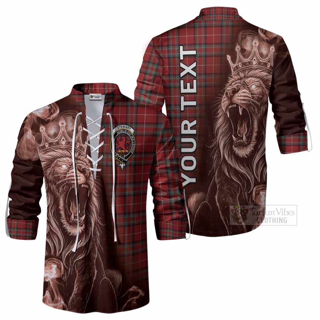 Stewart (Stuart) of Bute Tartan Ghillie Shirt Roaring Lion Heritage