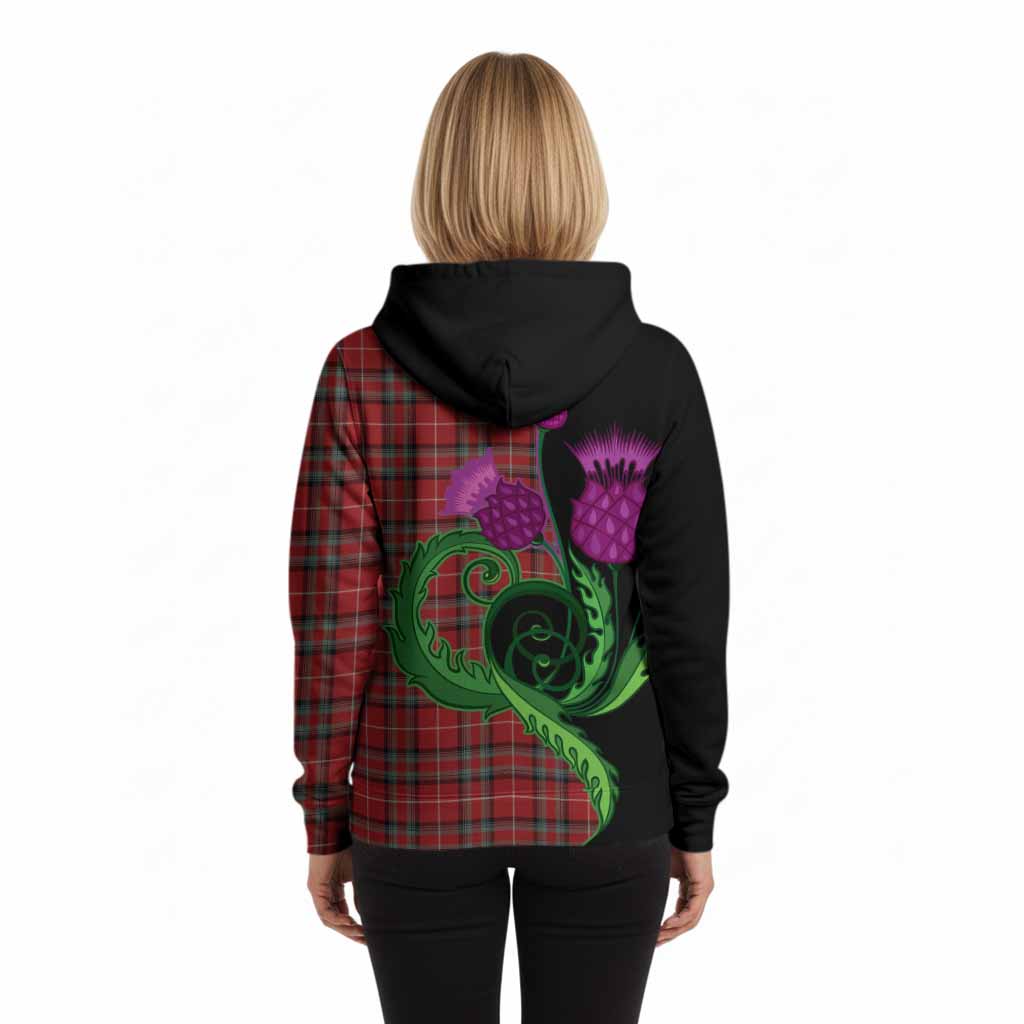 Stewart (Stuart) of Bute Tartan Hoodie Traditional Scottish Thistle
