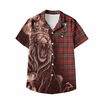 Stewart (Stuart) of Bute Tartan Kid Hawaiian Shirt Roaring Lion Heritage
