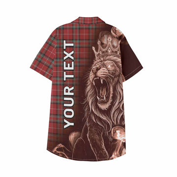 Stewart (Stuart) of Bute Tartan Kid Hawaiian Shirt Roaring Lion Heritage
