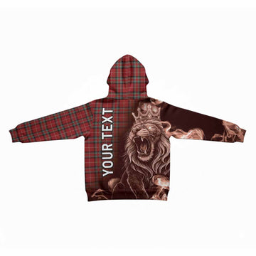 Stewart (Stuart) of Bute Tartan Kid Hoodie Roaring Lion Heritage