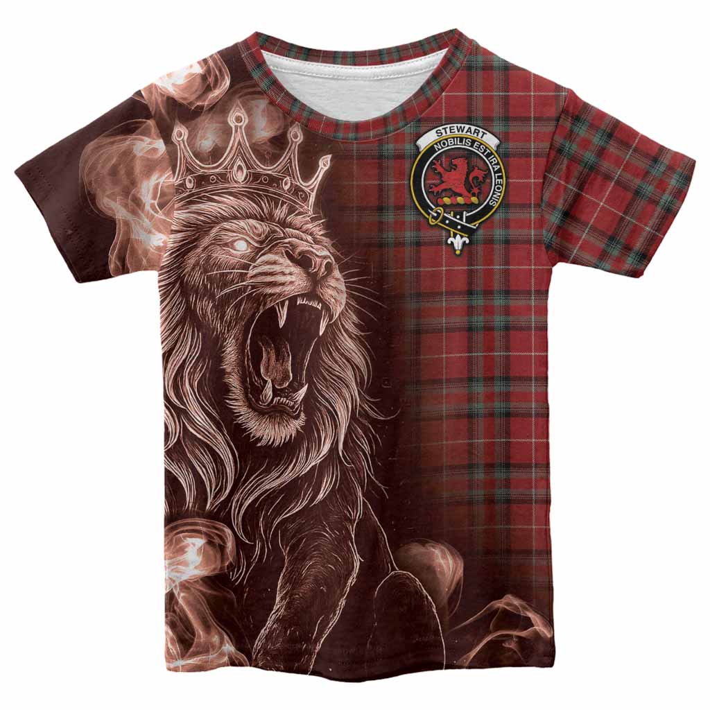 Stewart (Stuart) of Bute Tartan Kid T-shirt Roaring Lion Heritage