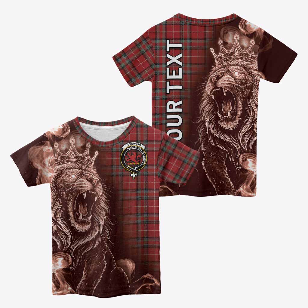 Stewart (Stuart) of Bute Tartan Kid T-shirt Roaring Lion Heritage