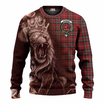 Stewart (Stuart) of Bute Tartan Knitted Sweater Roaring Lion Heritage