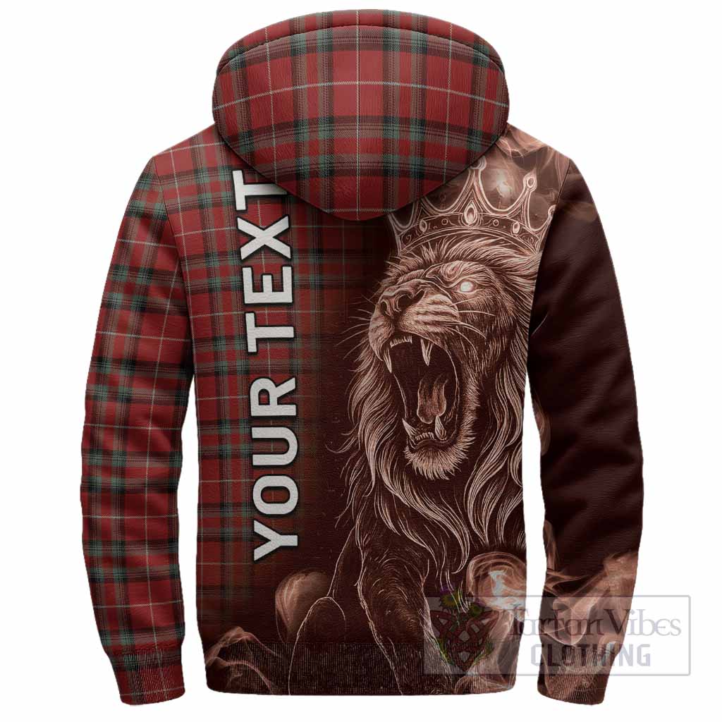 Stewart (Stuart) of Bute Tartan Sherpa Hoodie Roaring Lion Heritage