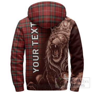 Stewart (Stuart) of Bute Tartan Sherpa Hoodie Roaring Lion Heritage