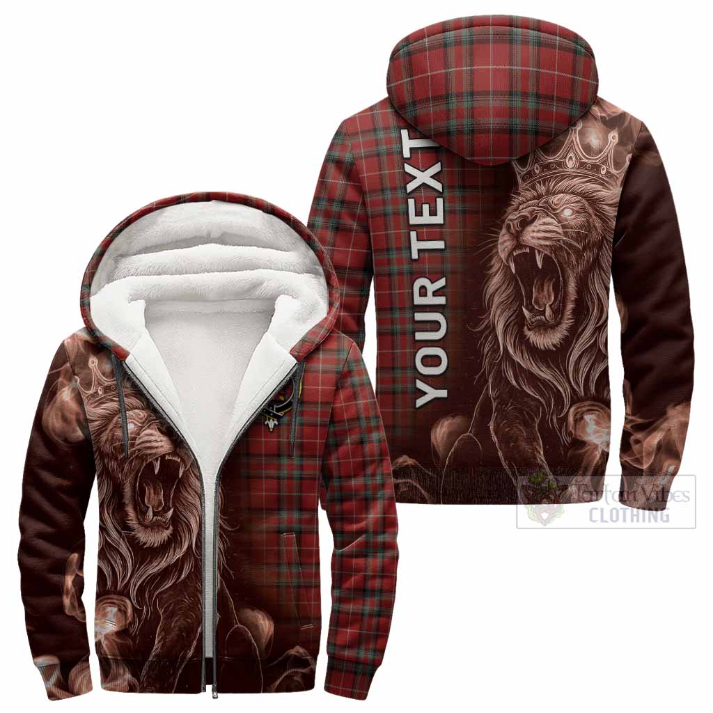 Stewart (Stuart) of Bute Tartan Sherpa Hoodie Roaring Lion Heritage
