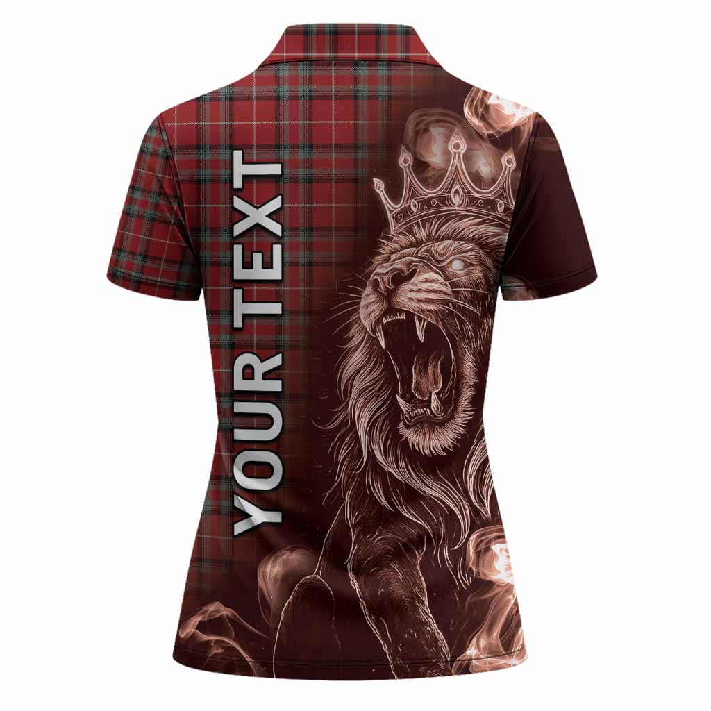 Stewart (Stuart) of Bute Tartan Women Polo Shirt Roaring Lion Heritage