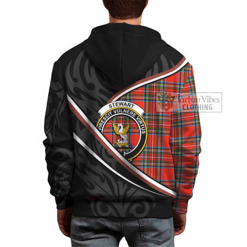 Stewart (Stuart) Tartan Family Crest Hoodie Celtic Scottish Thistle Floral - Tartan Vibes Clothing