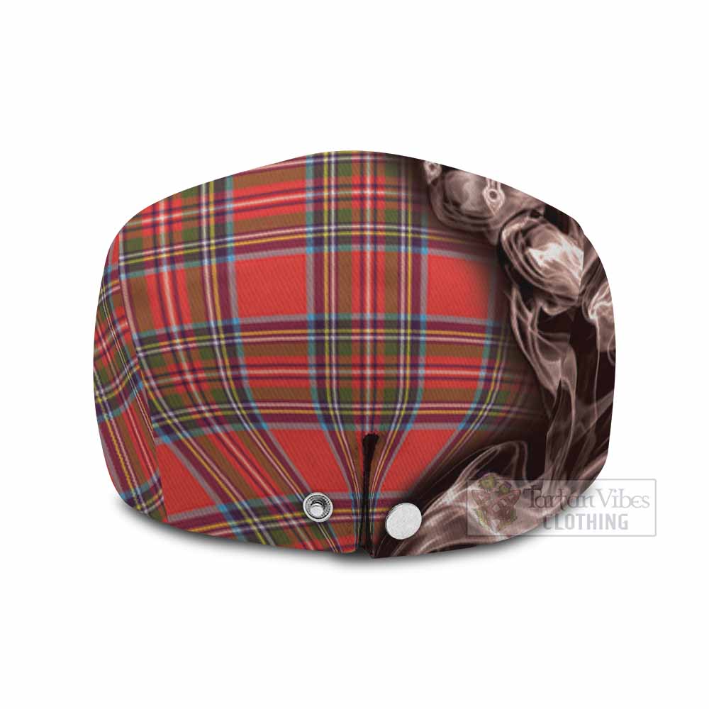 Stewart (Stuart) Tartan Flat Cap, Jeff Cap Roaring Lion Heritage