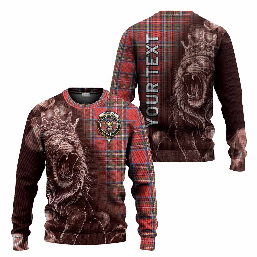 Stewart (Stuart) Tartan Knitted Sweater Roaring Lion Heritage