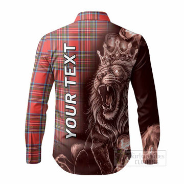 Stewart (Stuart) Tartan Long Sleeve Button Shirts Roaring Lion Heritage