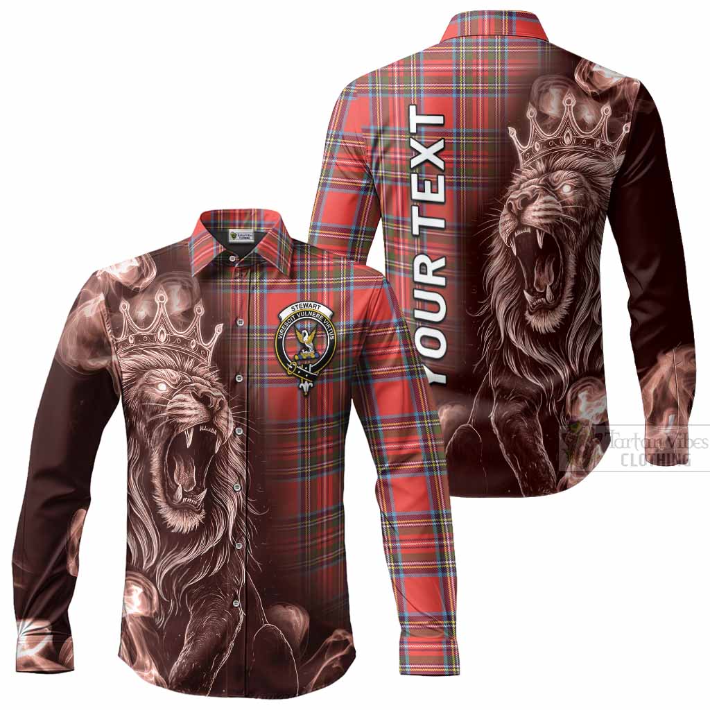 Stewart (Stuart) Tartan Long Sleeve Button Shirts Roaring Lion Heritage