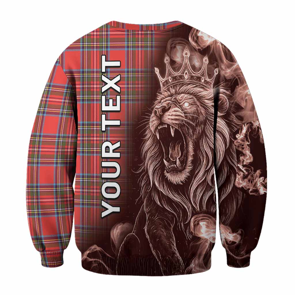 Stewart (Stuart) Tartan Sweatshirt Roaring Lion Heritage