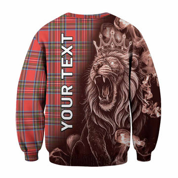 Stewart (Stuart) Tartan Sweatshirt Roaring Lion Heritage