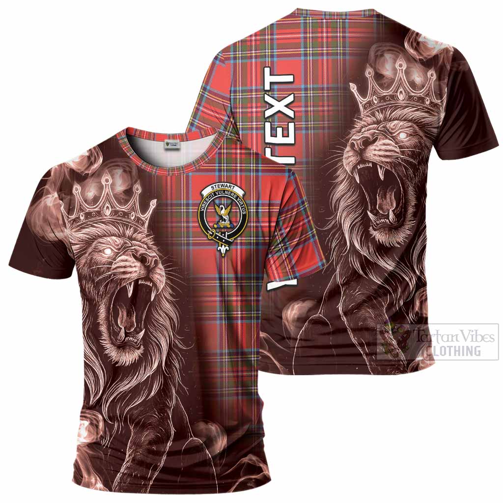 Stewart (Stuart) Tartan T-Shirt Roaring Lion Heritage