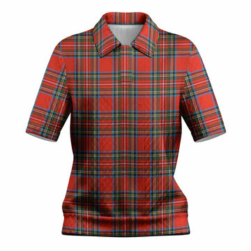 Stewart (Stuart) Tartan Women’s Polo Sweater Top