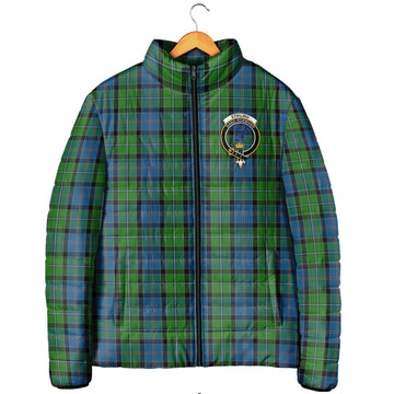 Stirling Tartan Padded Jacket with Family Crest
