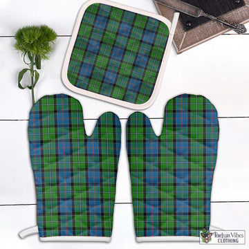 Stirling Tartan Combo Oven Mitt & Pot-Holder Combo 1 Oven Mitt & 1 Pot-Holder White - Tartan Vibes Clothing